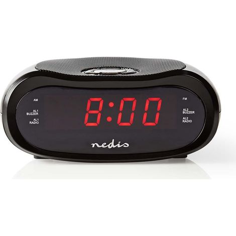 Digital clock radio led display time projection am fm snooze function sleep timer number of alarms 2 black 14532652 14532652 14532652 14532652 14532652 (1/5)
