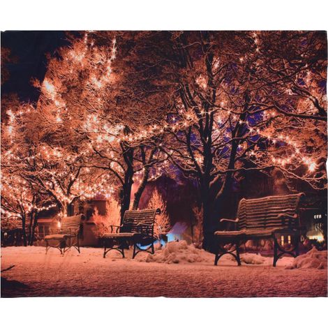 Weihnachtliche Wanddekoration – Wandteppich 150 x 150 cm für festliche Atmosphäre (1/5)