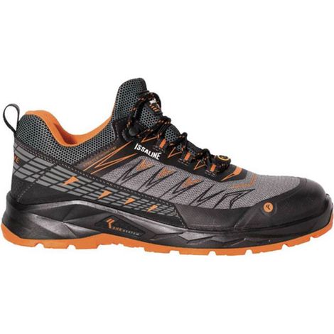 Issaline 4620043 Extreme Slip On Scarpa Antinfortunistica S3 SRC ESD Metal Free Puntale Fibra di Vetro colore Grigio e Arancio (1/3)