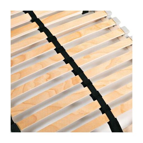 Sommier sans matelas style Snowcourt, 28 draps Snowcourt, 7 zones, 70 × 200 cm, pour chambre, décor moderne, facile à assembler (1/5)