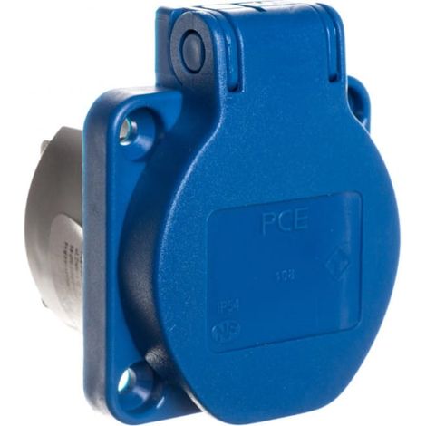 PC Electric 108-0bc Schutzkontakt-Steckdose IP54 Blau