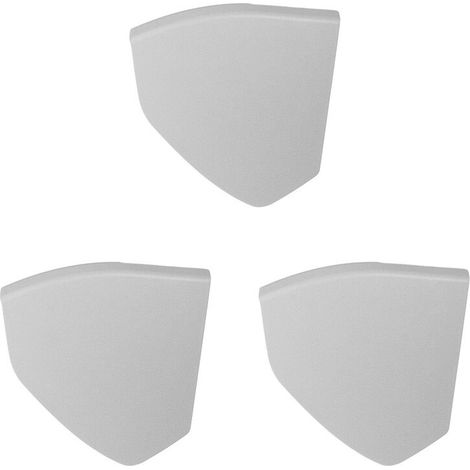 Tre listelli di rivestimento in plastica per la portiera anteriore sinistra della Mercedes-Benz Classe E W211 (modelli 2003-2009), codice articolo 2117270148, colore grigio.