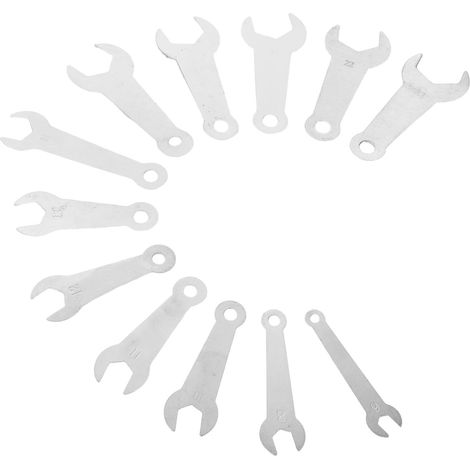 12 Pièces Jeu de Clés à Fourche Ultra-minces 6mm à 23 MM (1/4)