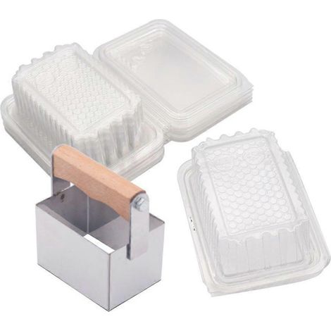 Apiculture : Lot de 10 couteaux à miel en inox pour récolte et stockage des rayons de miel (1/4)