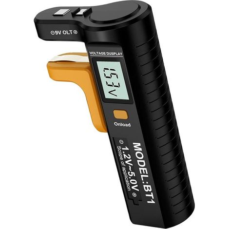 Tester digitale per batterie，preciso e facile da usare，per testare batterie a bottone，4,57x2,6x1,42 pollici (1/5)