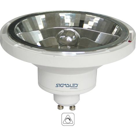 SPOT LED AR111 DIMMABLE GU10 14W (équivalent 110W halogène), 1000 lumens, Blanc Chaud 3000K, Ampoule Gradable AR111 (1/5)