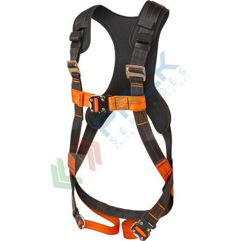 Imbracatura con punto di ancoraggio ULTRA Nero/Arancione XL/2XL (1/2)
