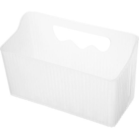 Panier de cuisine mural suspendu compatible avec le rangement pour fruits et légumes (2 pièces transparentes). (1/5)