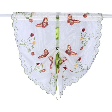Cantonnières en polyester pour rideaux, voilages, décoration chambre et salon (S) (1/5)