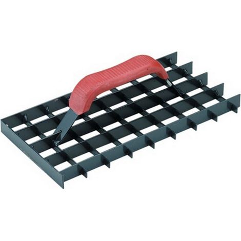 Haromac, Frattazzo a griglia 285x140 mm, con impugnatura ergonomica 18350285