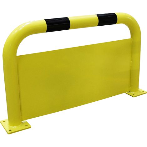 Barrière sécurité RS PRO Noir/Jaune en Acier Haut. 600 mm Haut. 600mm ( Prix pour 1 ) (1/2)