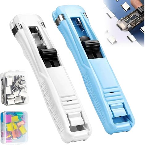 Agrafeuse portable à pinces (lot de 2) - Comprend 100 (1/5)