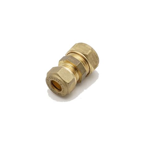 PrimaPlus Brass Compression Reduced Coupling 15 x 10mm Pack of 10 (1/2)