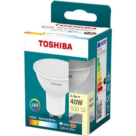 LED TOSHIBA ESSENTIAL - GU10 5.5W 4000K