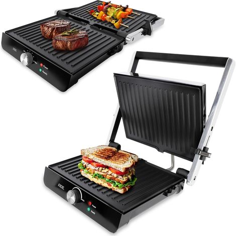 Barbecue életrique pour légumes, viande et grill panini (1/5)
