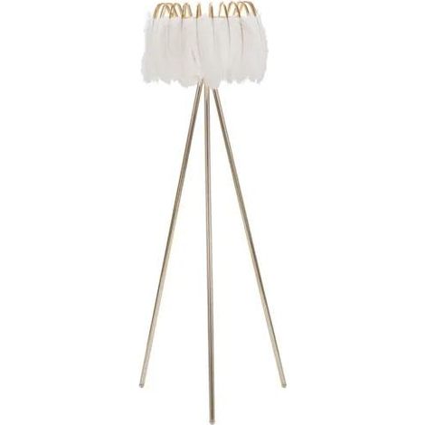 Lámpara de pie mauro ferretti dorado 46 cm altura 40 vatios