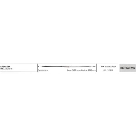 MOWOX cable cortacésped autopropulsado PM5160SHW-H cable 1470mm vaina 1215mm con registro