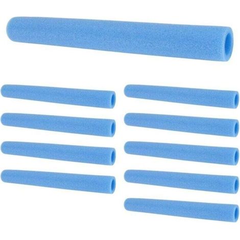 10 PièCes Trampoline Poteaux Couverture Rembourrage Mousse Tube 40 CM Tuyau ÉPonge BoîTier de Protection Poteau Manches Bleu (1/4)