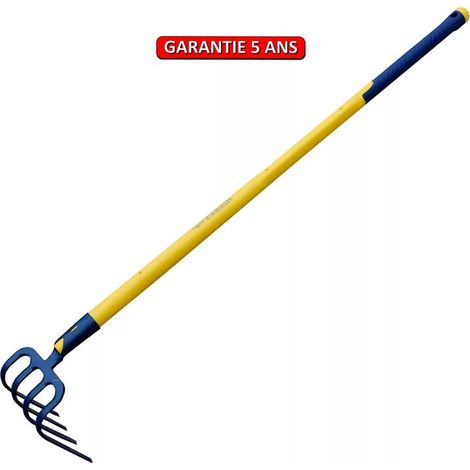 4-zinkige 21 cm Grab- oder Betonhacke mit Verbundstiel OUTILS PERRIN