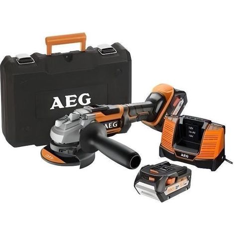 AEG Brushless Grinder 18V 125mm BEWS 18-125BL-502C - 2 batterie 5,0Ah- 1 caricabatterie (1/5)