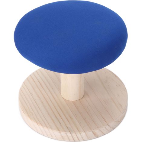 Table à repasser à bords élastiques, arrondie, stable, écologique et durable, idéale pour la couture et les ateliers de loisirs créatifs (forme arrondie). (1/5)