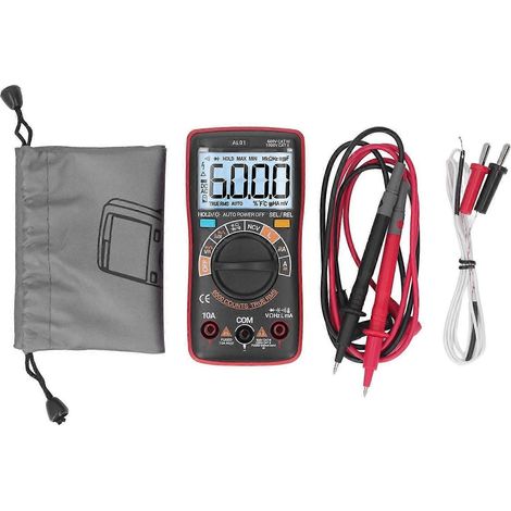 Digitales Multimeter mit hoher Genauigkeit, NCV-LCD-Anzeige, tragbarer NCV-Spannungs- und Temperaturtester