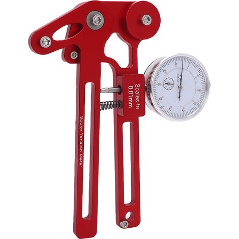 Tensiomètre de rayons de roue de vélo robuste en alliage, outil d'alignement de jante pour réparation (1/5)