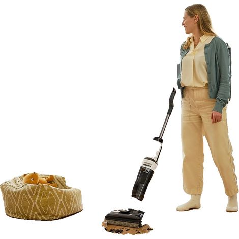 Aspiradora para sólidos y líquidos, 18 V, depósito de polvo de 0,6-1 L, batería de iones de litio, potencia inferior a 500 W, filtro HEPA. (1/5)