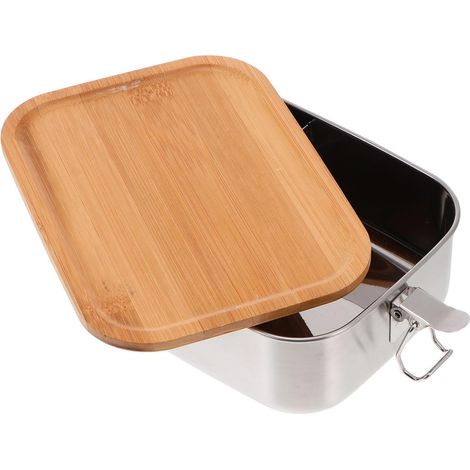 Boîte de conservation alimentaire HEALLILY robuste en acier (1/5)