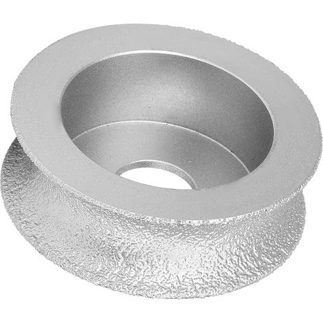 Meule diamantée brasée de 7,3 cm, meule abrasive concave pour pierre, céramique et verre (2,0 cm) (1/5)