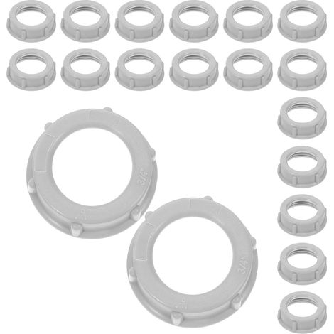 Bague isolante en plastique gris Didiseaon 3/4 pouce, résistante (1/5)