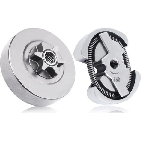 Kit de montage de tambour d'embrayage 3/8-6T pour Husqvarna 120 36 41 136 137 141 142 235 235E 240 236 Jonsered 2035 2036 2040 2041 Partner 350 351 Chaîne scie 53000 47061 (1/4)