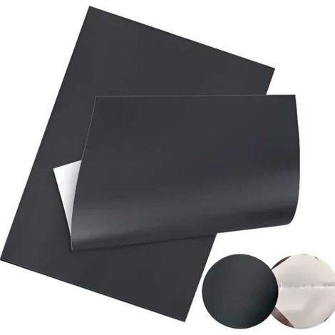 Patch Cuir Autocollant - Non spécifié - 20x30CM - Noir - 2 pièces - Résistant à l'usure (1/4)