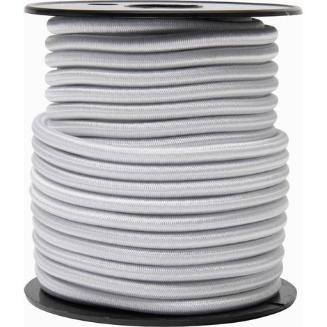 Weißer elastischer Spannbänder WERKA PRO Ø 6mm x 20m