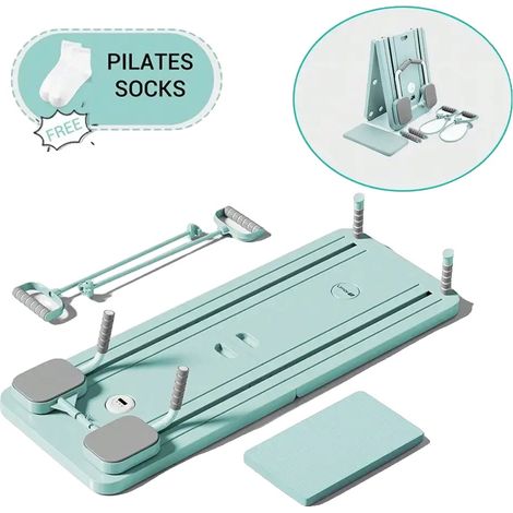 Entrenador de Pilates, plástico y espuma de alta calidad, 52 x 24 x 5 pulgadas, soporta hasta 300 libras, trabaja el core y más, diseño ergonómico para una postura correcta. (1/4)