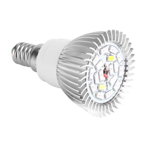 18W LED Grow Light Bulb Full Spectrum Plant Light for Indoor Plants Greenhouse Vegetables Succulent Hydroponics Organic Seedlings,18 LED E27/E14/GU10 (E14) A (1/4)