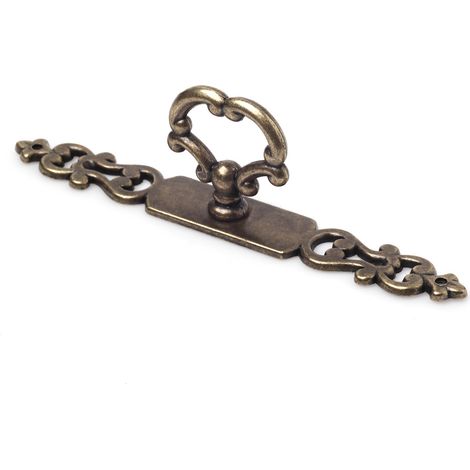 Anilla en zamak con acabado cuero, dimensiones: 16x127x34mm -