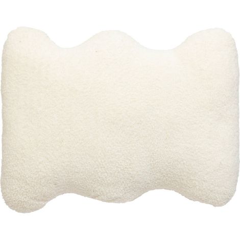 Kissen Form Wavy bliss Weiß 48x35cm - Atmosphera créateur d'intérieur (1/5)