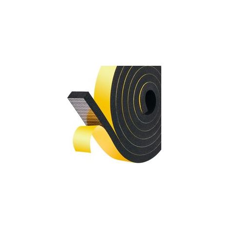 Joint de bande d'étanchéité en mousse néoprène 25 mm x 10 mm x 2 m Ruban autocollant phonique pour portes et fenêtres Résistant aux intempéries (1/5)