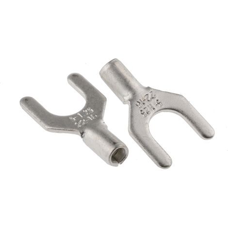 Cosse à fourche à sertir RS PRO Non-isolé 16AWG 1.5mm² 22AWG 0.5mm²