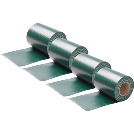 SWANEW Strisce privacy, PVC, strisce paravento, tappeto a doppia asta 50mx4 Verde (1/5)
