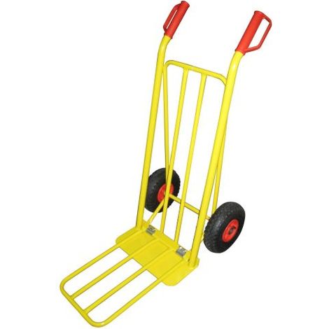 Carrello 2 Ruote Pieghevole Portatutto Multiuso Porta Pacchi Trasporto Bravetta