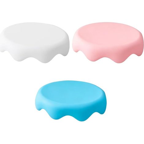 3 Pièces Couvercle Silicone Extensibles Étanches Couvercle Design pour Tasses Diamètre Intérieur 9 cm Réutilisable Protection Boissons pour Bols Bocaux Verres et Tasses (1/5)