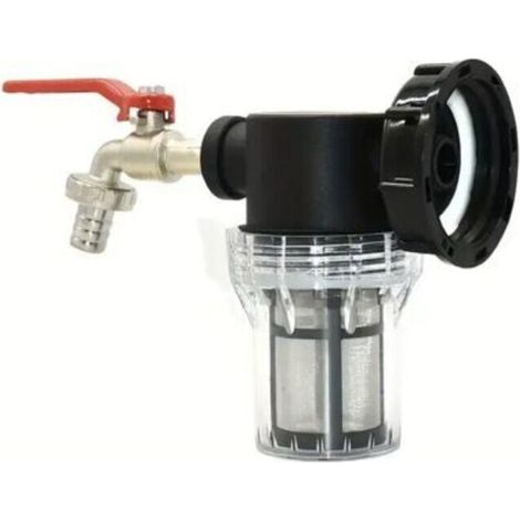Adaptateur de robinet de réservoir d'eau Ibc, connecteur de seau S60 tonnes, pompe d'irrigation de jardin, filtre de pistolet à eau(1/2) (1/4)