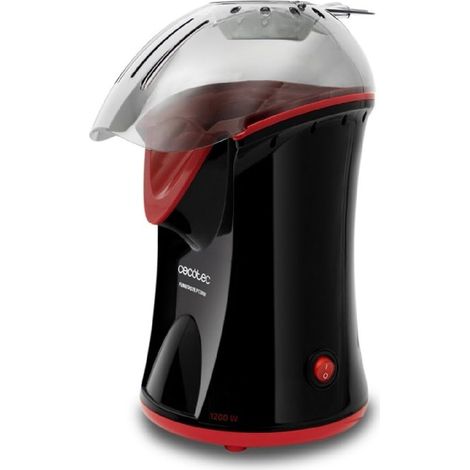 Cecotec Machine à popcorn électrique Fun&Taste P'Corn, 1200 W, Convection, Popcorn prêt en 2 minutes, Comprend une cuillère (1/4)