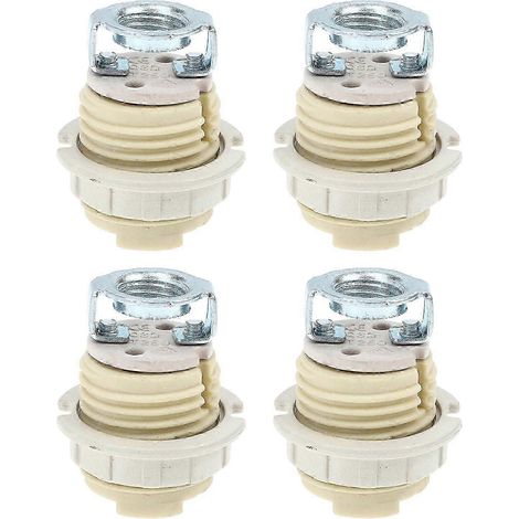 piezas de portalámparas de base para bombillas halógenas, práctico portalámparas de base de lámpara de cerámica G9 ( )