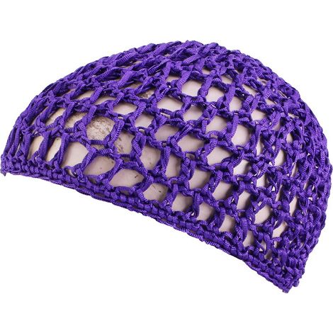 Filet à cheveux en maille, bonnet crocheté, filet à cheveux en résille, cache-cou, ornement pour dormir (1/5)