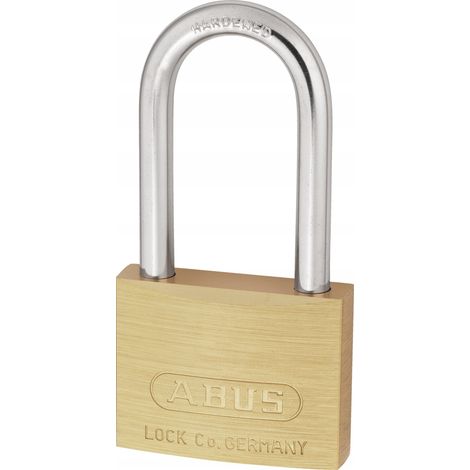 Candado de latón Abus 719/50HB50 para ventanas de sótanos y cuadros eléctricos. (1/5)
