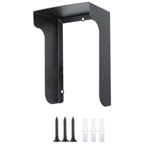 Coque de Protection Métallique pour Sonnette Vidéo - Housse Antireflet Étanche Résiste aux Intempéries - Support Noir pour Blink, Google Nest, Arlo, Eufy Doobell (1/4)