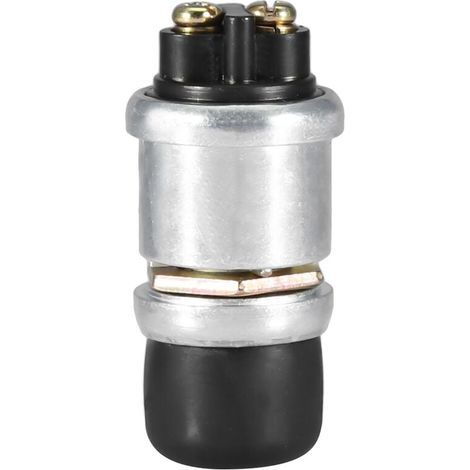 Bouton-poussoir à bouton de klaxon 2Pin 12V 20A étanche voiture bateau vélo interrupteur bouton poussoir klaxon démarrage du moteur robuste universel interrupteur klaxon camion+interrupt (1/5)